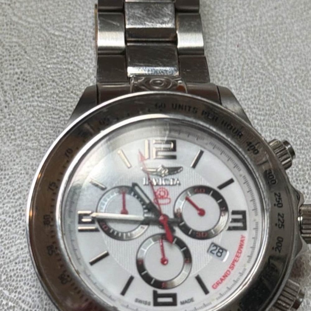 Invicta Silver Chronograph Men's Watch